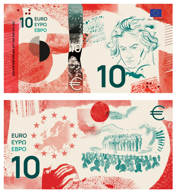 Evropská banka představila návrhy nové série eurobankovek. Hlasovat můžete i vy
