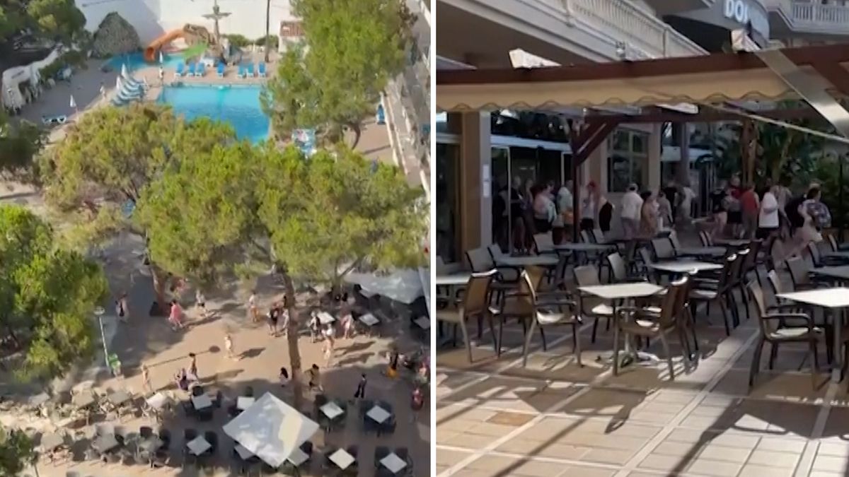 Turisté hodiny čekali, než je v hotelu pustí k bazénu. Pak pelášili zabrat lehátka