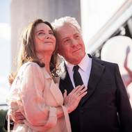 Dustin Hoffman s manželkou Lisou.