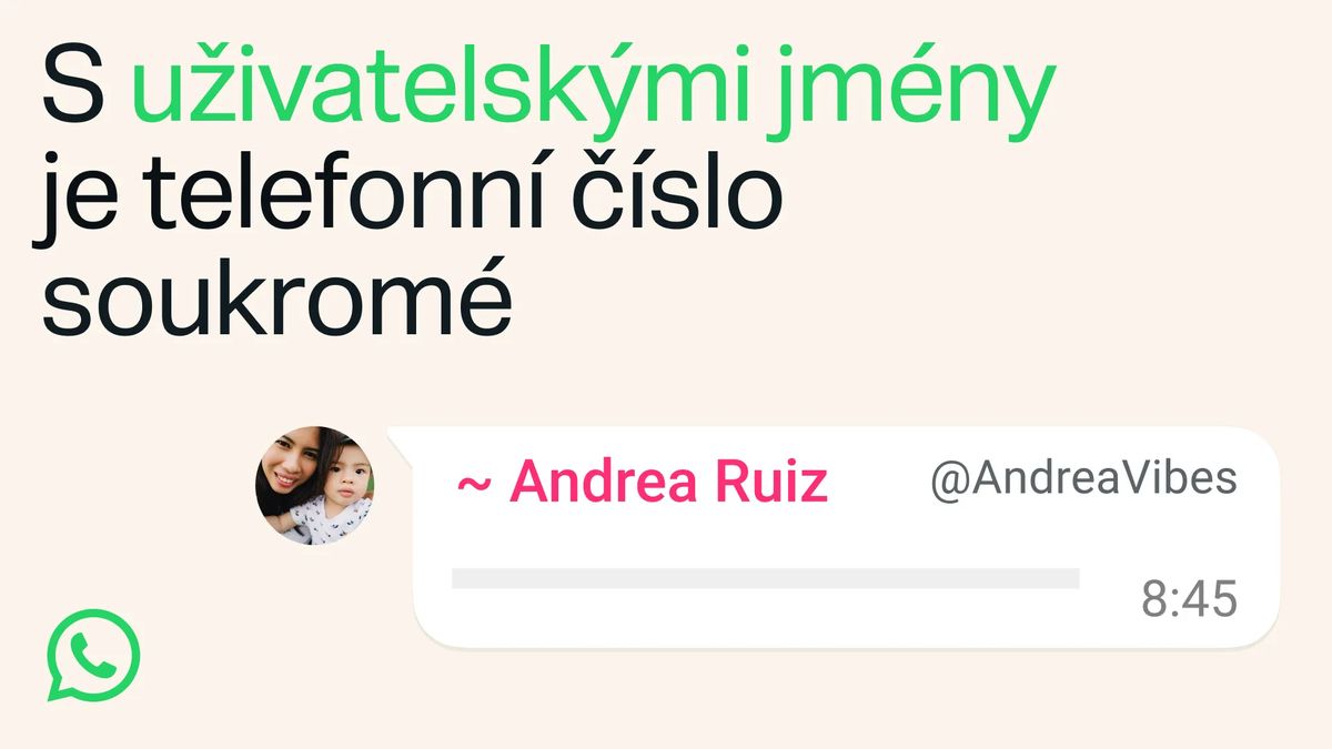 Přezdívka místo čísla. WhatsApp mění způsob, jak se lidé budou spojovat
