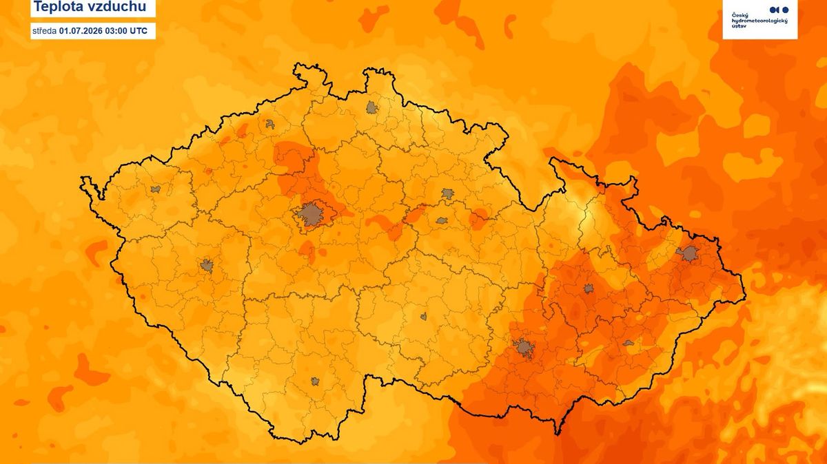 Další tropická noc na Moravě a ve Slezsku