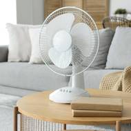 Stolní ventilátor je nejjednodušším řešením.