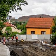 Dostavba protihlukového valu u Štěrbohol