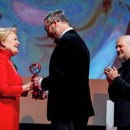 Slavnostní zakončení 60. ročníku Mezinárodního filmového festivalu v Karlových Varech. Na snímku z 11. července 2026 Magda Vášáryová.
