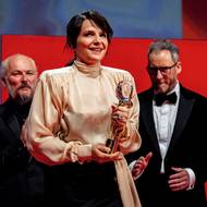 Slavnostní zakončení 60. ročníku Mezinárodního filmového festivalu v Karlových Varech. Na snímku z 11. července 2026 Juliette Binocheová.