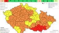 Extrémní zátěž. Meteorologové vydali nejvyšší stupeň výstrahy pro jižní Moravu