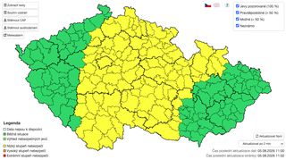 Meteorologové varují před silnými bouřkami