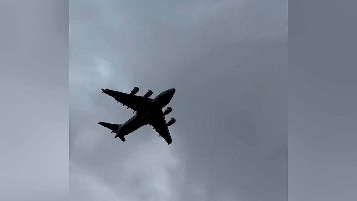 V Moskvě přistál nákladní boeing amerického letectva