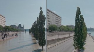 Povodně versus sucho. Záběry z Dunaje zachycují extrémní změnu hladiny