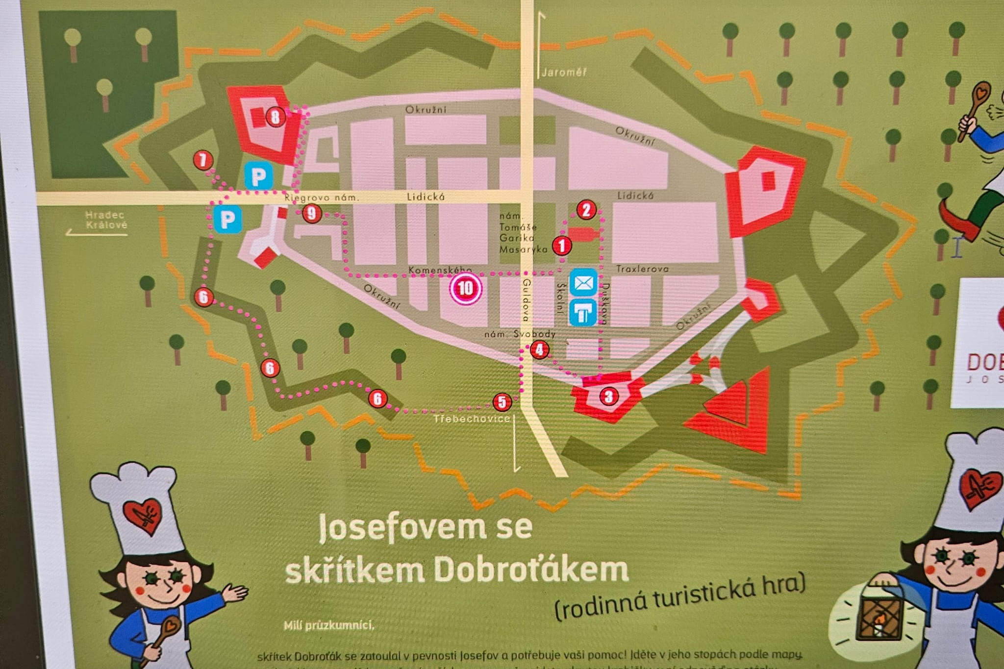 Pevnost Josefov má svá tajná zákoutí, cestu k nim prozradí Dobroťákova turistická hra