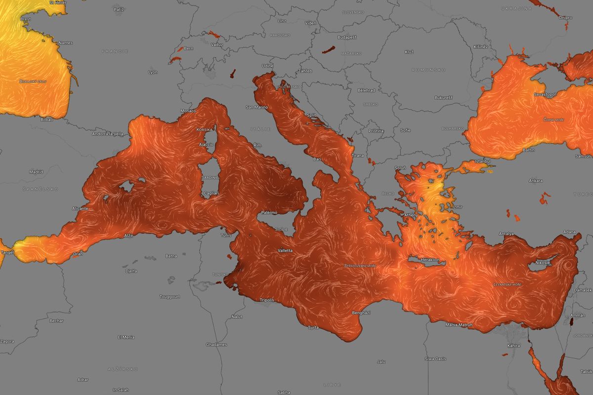 Bóje u Mallorky naměřila 33 °C. Může jít o rekord Středozemního moře