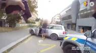 Pronásledovaný řidič zastavil v Praze rovnou před policejním ředitelstvím