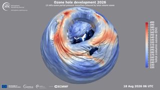 Ozonová díra nad Antarktidou se v září rychle zvětšila