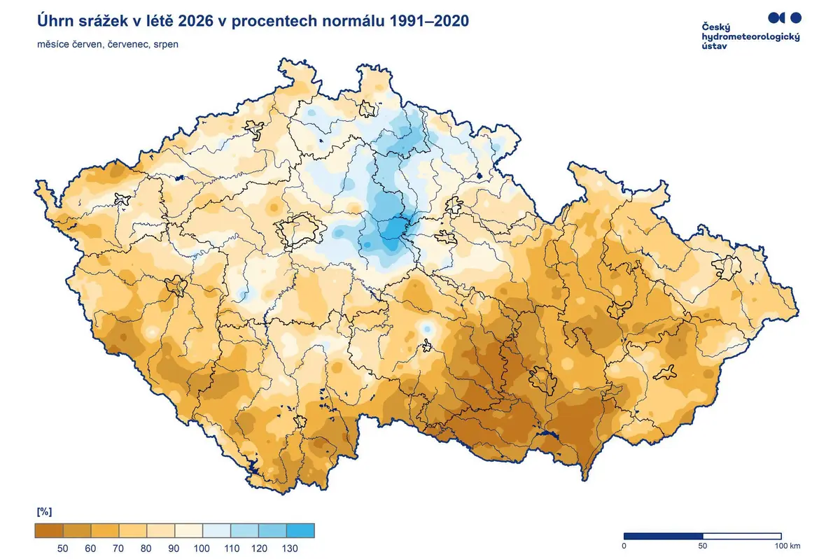 Léto bylo v Česku jedno z nejsušších v historii měření