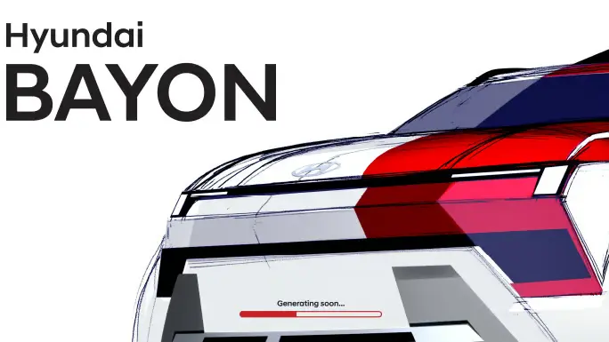 Nový Hyundai Bayon poodhaluje rysy na prvních skicách