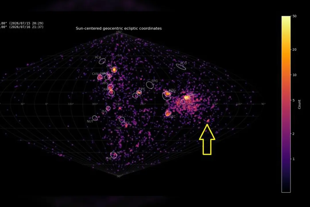 Astronomové objevili nový meteorický roj