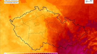 Rozdělené Česko: Na západě chladno, na východě třicítky