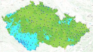 Ráno mrzlo i ve velkých městech, na Šumavě bylo -10 °C