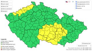 Meteorologové vydali výstrahu před silným větrem