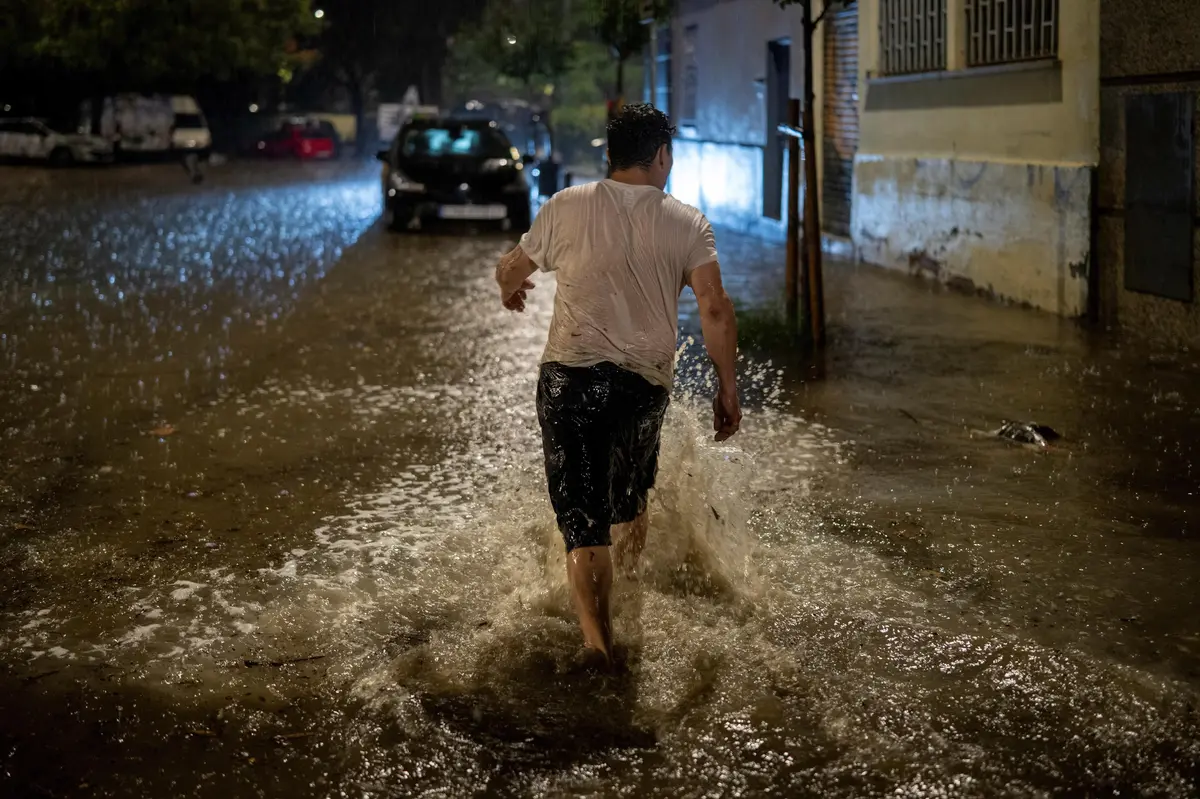 Rekordní deště u Barcelony. Za tři dny napršela polovina ročního úhrnu