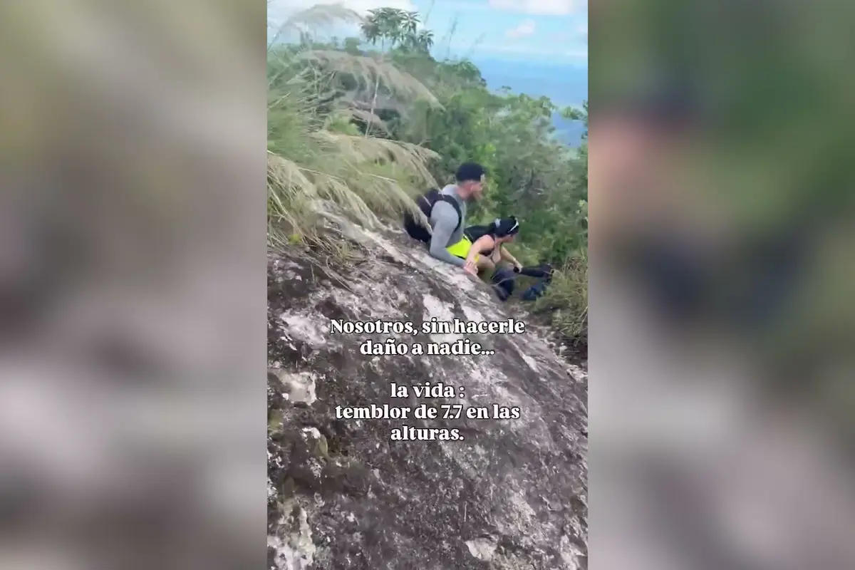 Třásla se s nimi celá hora. Video zachytilo turisty při výšlapu ve chvíli zemětřesení v Panamě