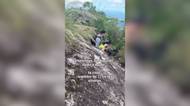 Třásla se s nimi celá hora. Video zachytilo turisty při zemětřesení v Panamě