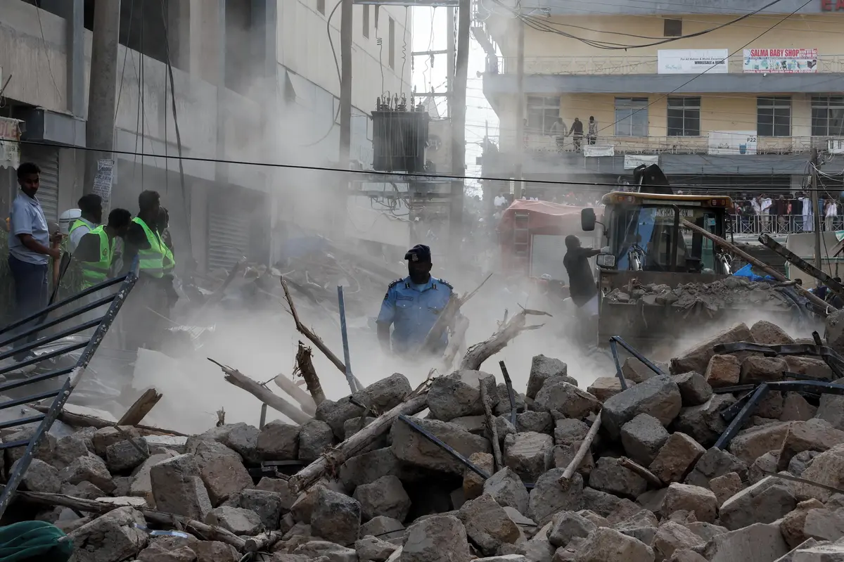 V Nairobi se zřítila výšková budova